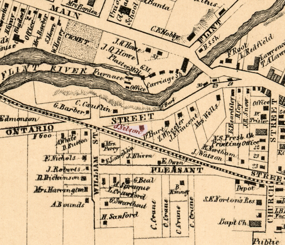 1859 Ontario County Phe-27 Map Excerpt